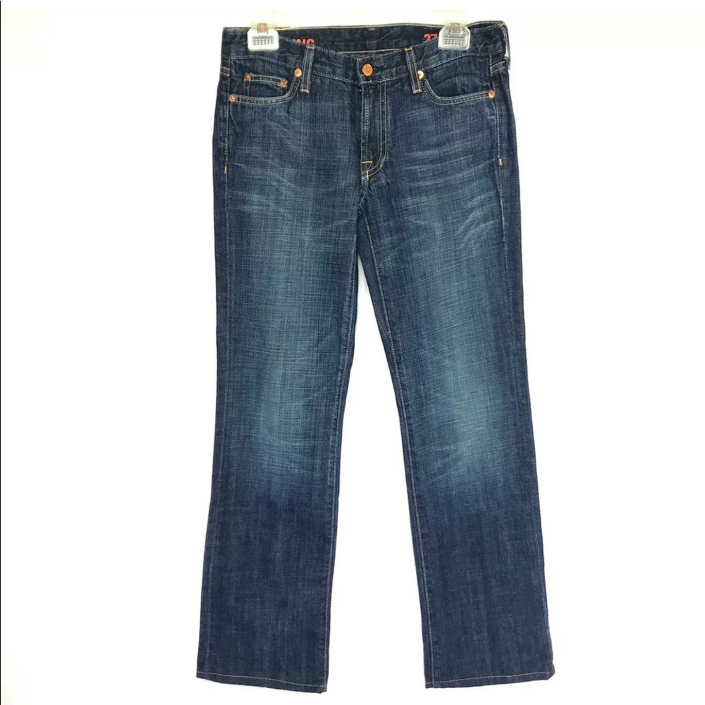 J Crew Jeans Size 27 Hipslung Dark Wash Bootcut